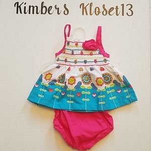 🦄SALE🦄 Size 0-3 Months Dress & Diaper Cover New